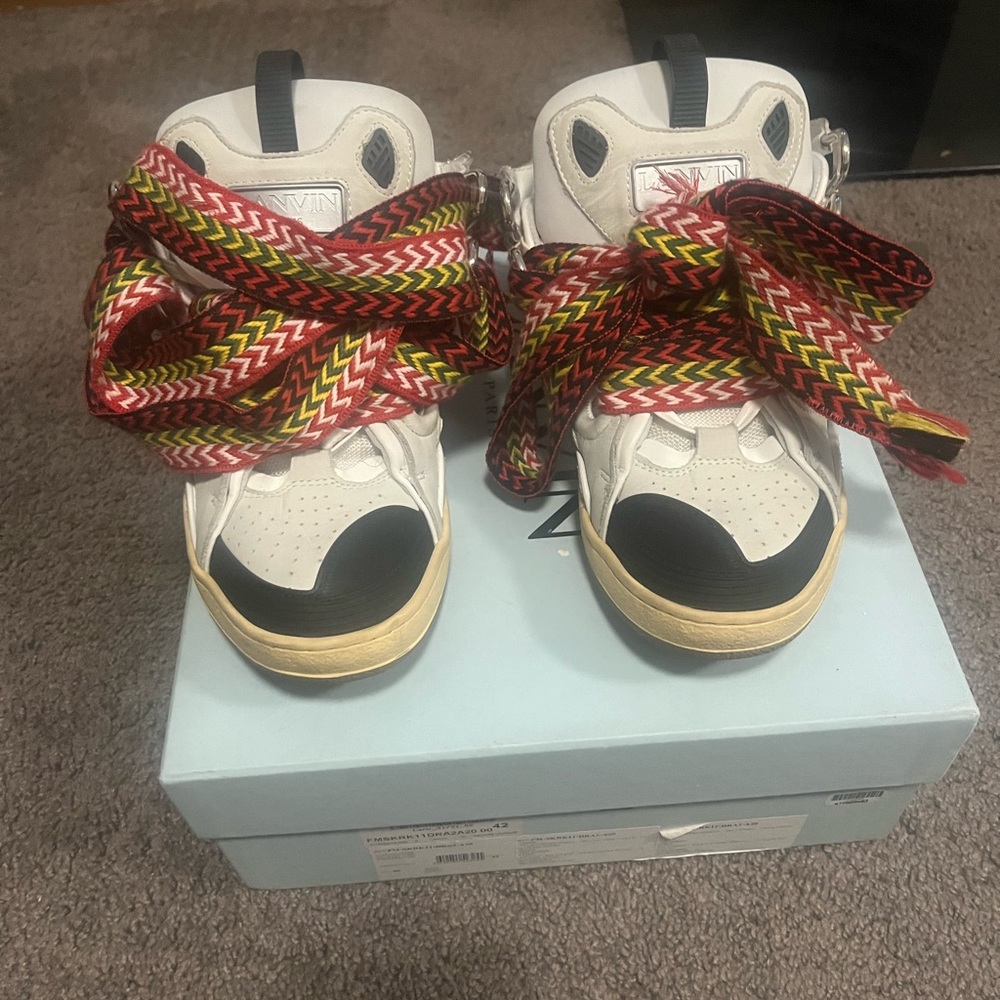 Lanvin curb sneakers